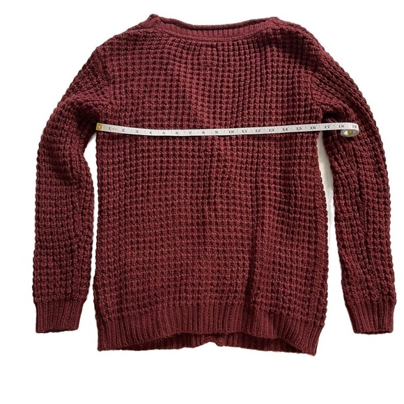 ROXY Women’s Maroon Knit Button Front Cardigan - X-Small - Picture 8 of 10